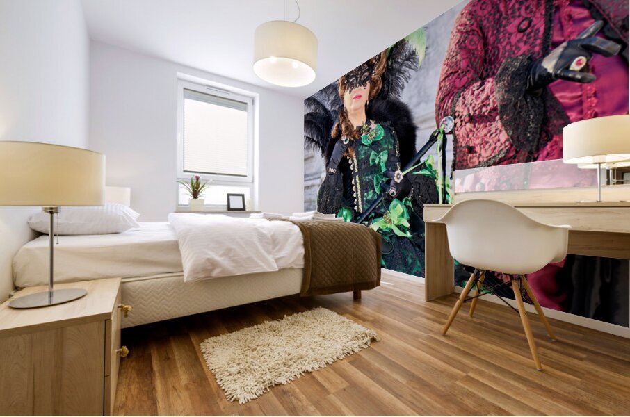 Venice Italy. The Carnival Mural print