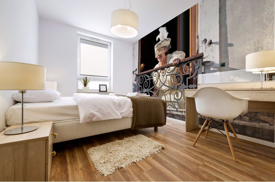 Venice Italy. The Carnival Mural print