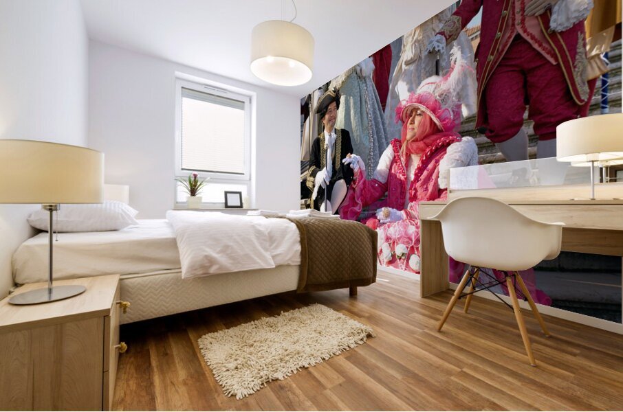 Venice Italy. The Carnival Mural print