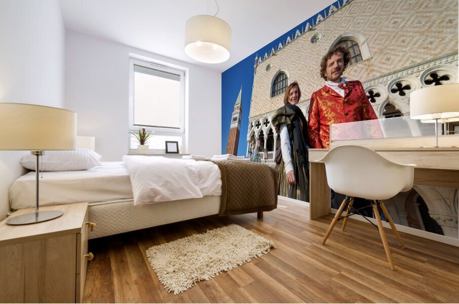 Venice Italy. The Carnival Mural print