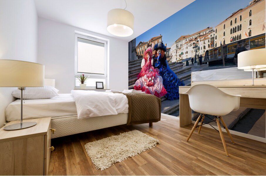 Venice Italy. The Carnival Mural print