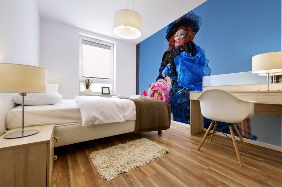 Venice Italy. The Carnival Mural print