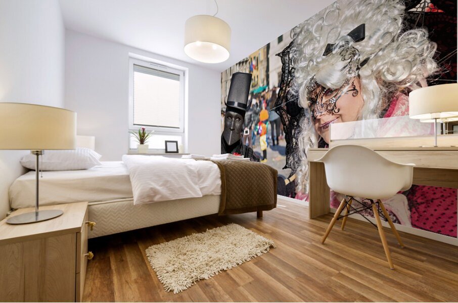 Venice Italy. The Carnival Mural print