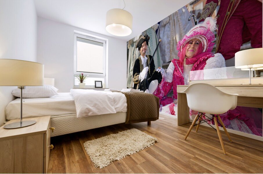 Venice Italy. The Carnival Mural print