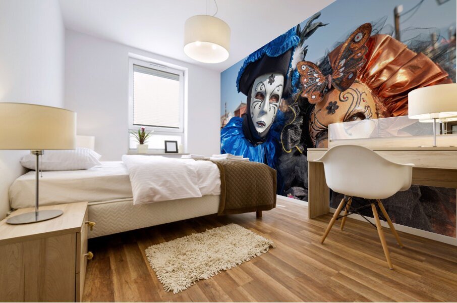 Venice Italy. The Carnival Mural print