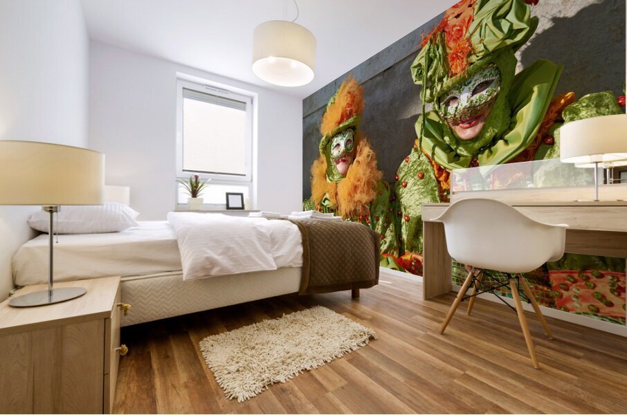 Venice Italy. The Carnival Mural print