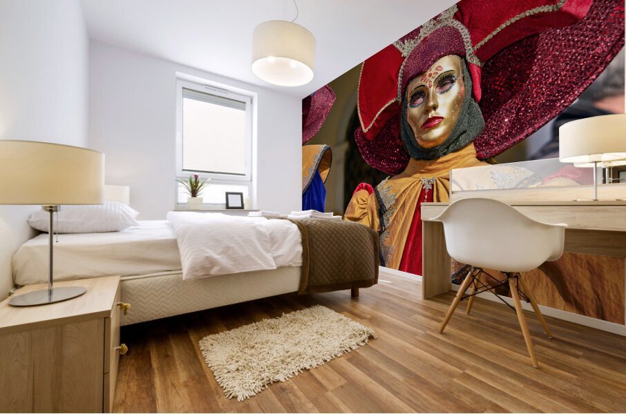 Venice Italy. The Carnival Mural print