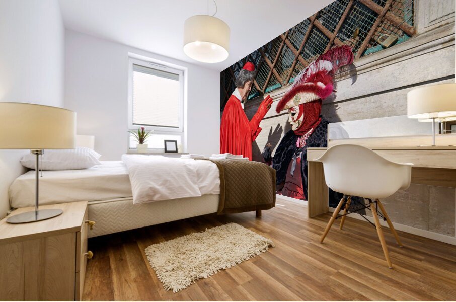 Venice Italy. The Carnival Mural print