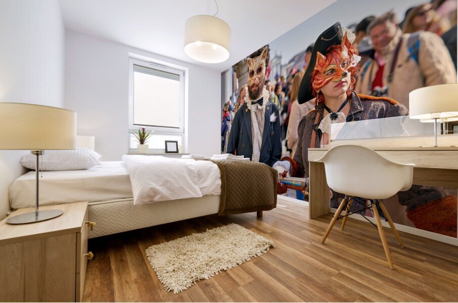 Venice Italy. The Carnival Mural print