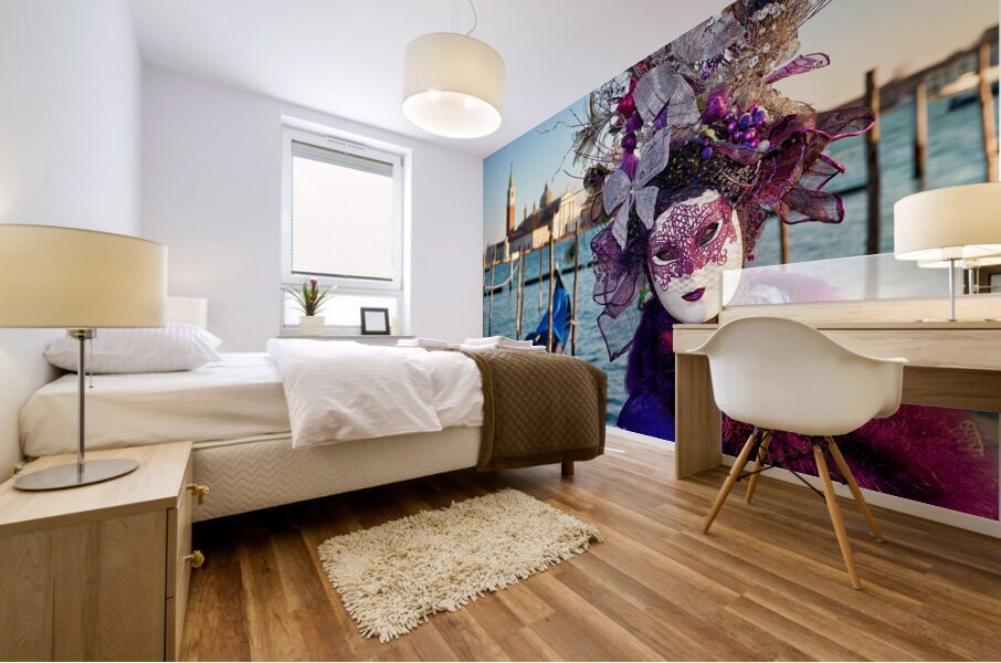Venice Italy. The Carnival Mural print