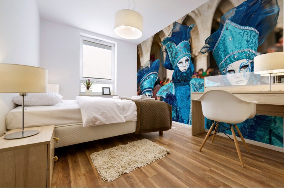 Venice Italy. The Carnival Mural print