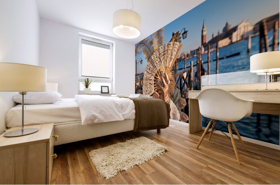 Venice Italy. The Carnival Mural print