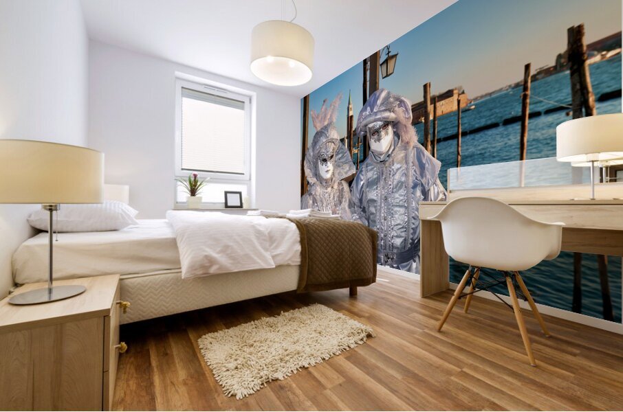 Venice Italy. The Carnival Mural print