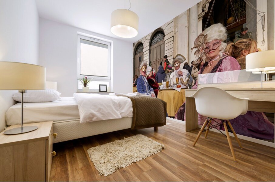 Venice Italy. The Carnival Mural print