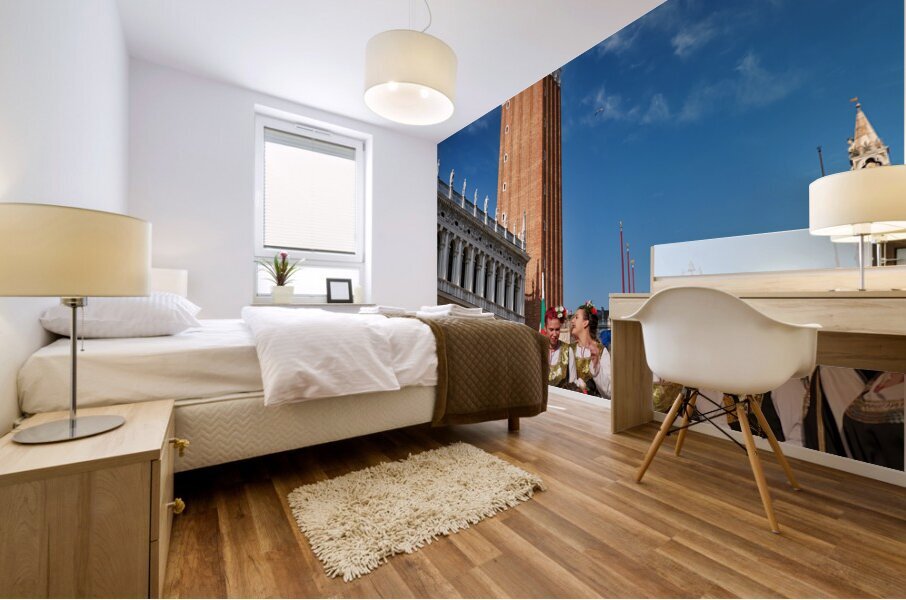 Venice Italy. The Carnival Mural print