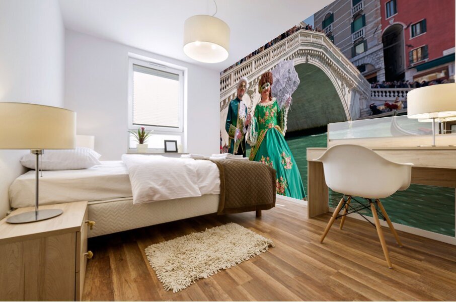 Venice Italy. The Carnival Mural print