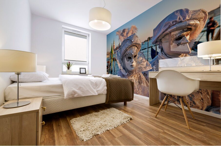 Venice Italy. The Carnival Mural print