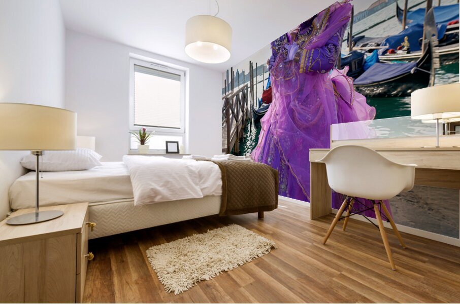 Venice Italy. The Carnival Mural print