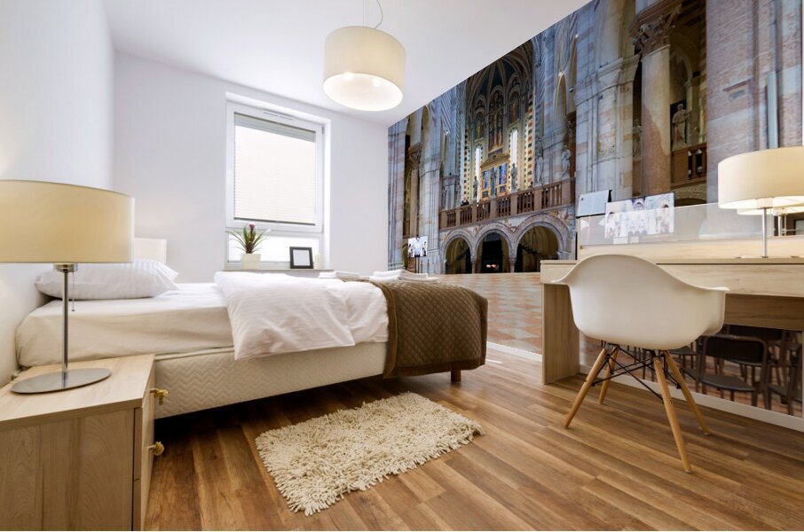 Verona Veneto Italy. The Basilica of San Zeno Mural print