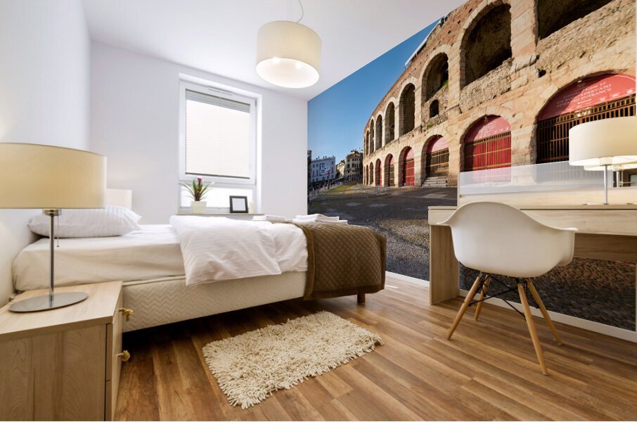 Verona Veneto Italy. The Verona Arena - Roman Amphitheatre Mural print