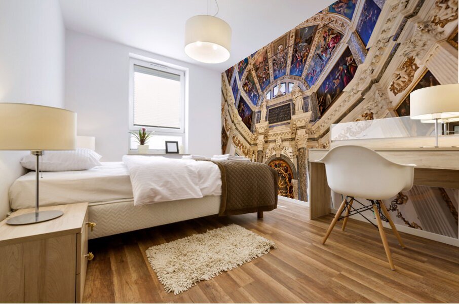 Vicenza Veneto Italy. Santa Corona is a Gothic-style Roman Catholic church Mural print