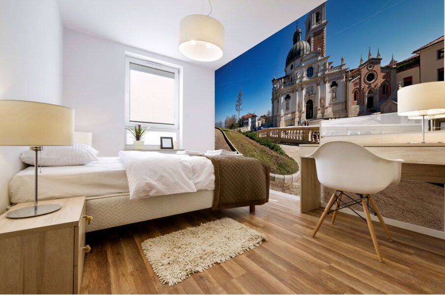 Vicenza Veneto Italy. The Church of St. Mary of Mount Berico Mural print