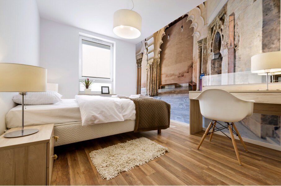 Zaragoza. Saragossa. Aragon. Spain. Aljafería Palace Mural print