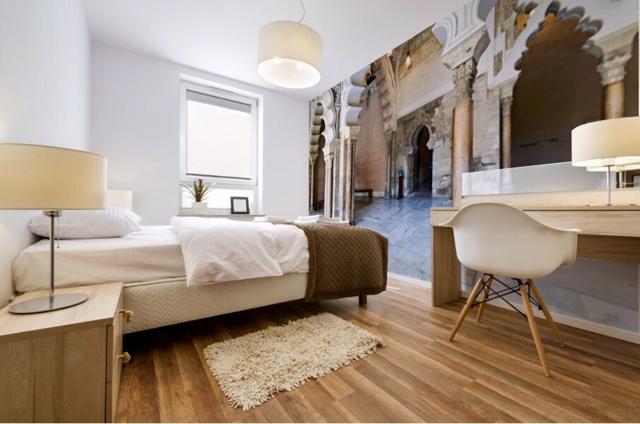 Zaragoza. Saragossa. Aragon. Spain. Aljafería Palace Mural print