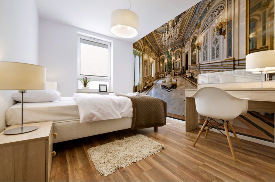 Visit to national museum of ceramics and decorative arts in vale Mural print