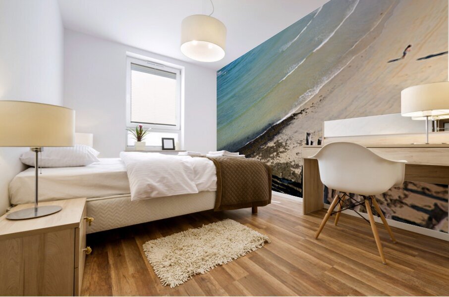 Fort National viewed from Plage de lEventail in Saint Malo Mural print