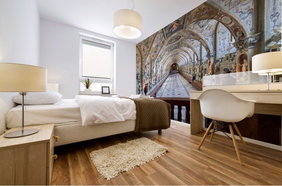 Visit to the residenz residence palace in munich germany Mural print