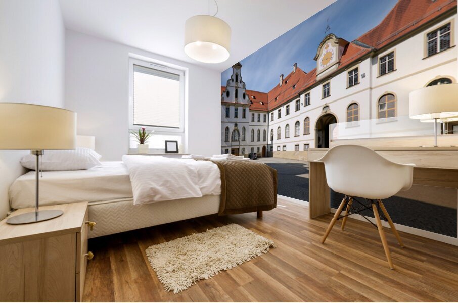 Visit to benediktinerkloster st. mang in fussen on romantic road Mural print