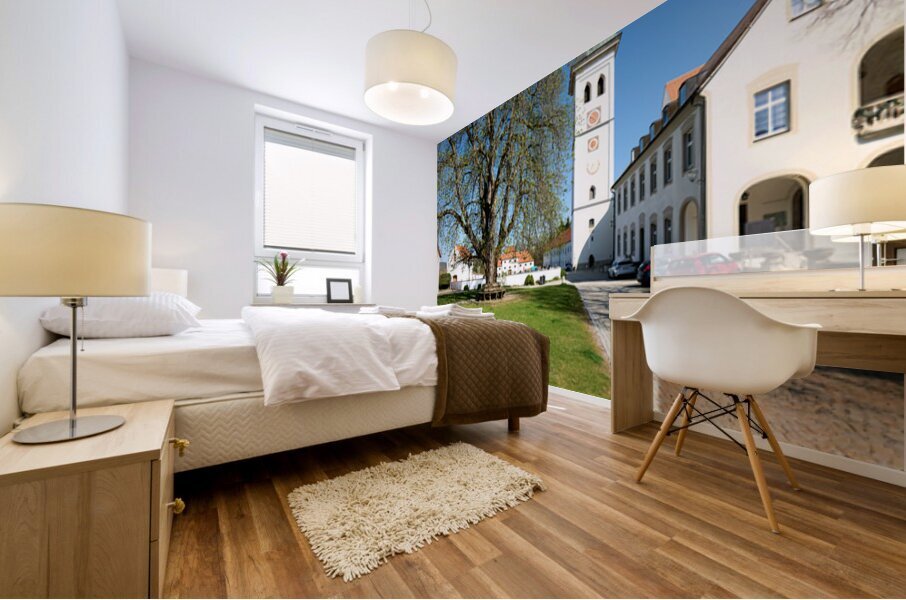 Explore Maria Geburt Church in Rottenbuch Bavaria along Romanti Mural print