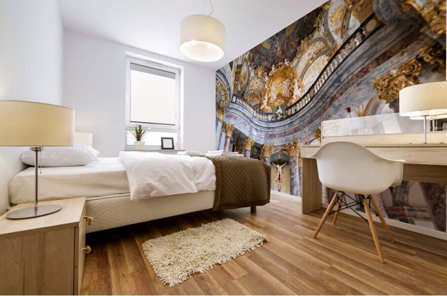 Hofkirche Court church of Residence in Wurzburg on Romantic Road Mural print