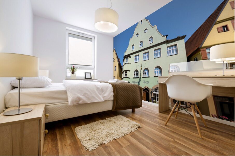 Old town dinkelsbuhl on the romantic road in bavaria Mural print