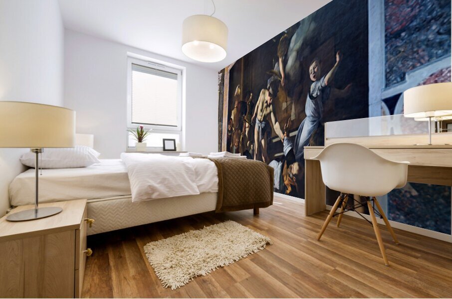 Martyrdom of st. matthew in church of st. louis of the french Mural print