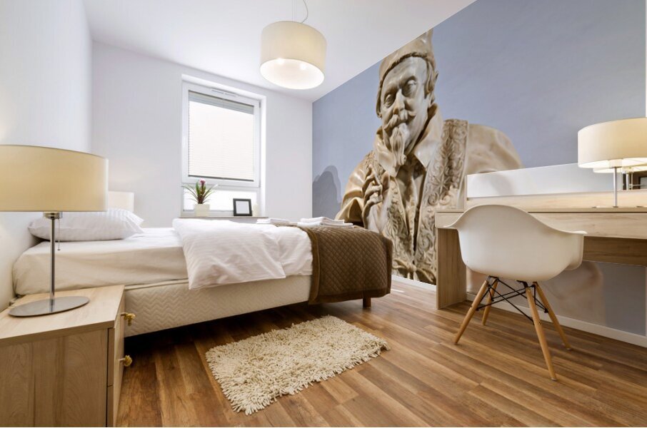 Berninis Clement X bust in Galleria Nazionale dArte Antica Mural print