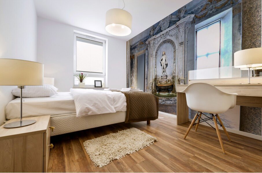 Visit to the Galleria Nazionale dArte Antica in Rome Mural print