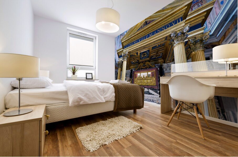 Cathedral of most holy savior and saints john in rome Mural print