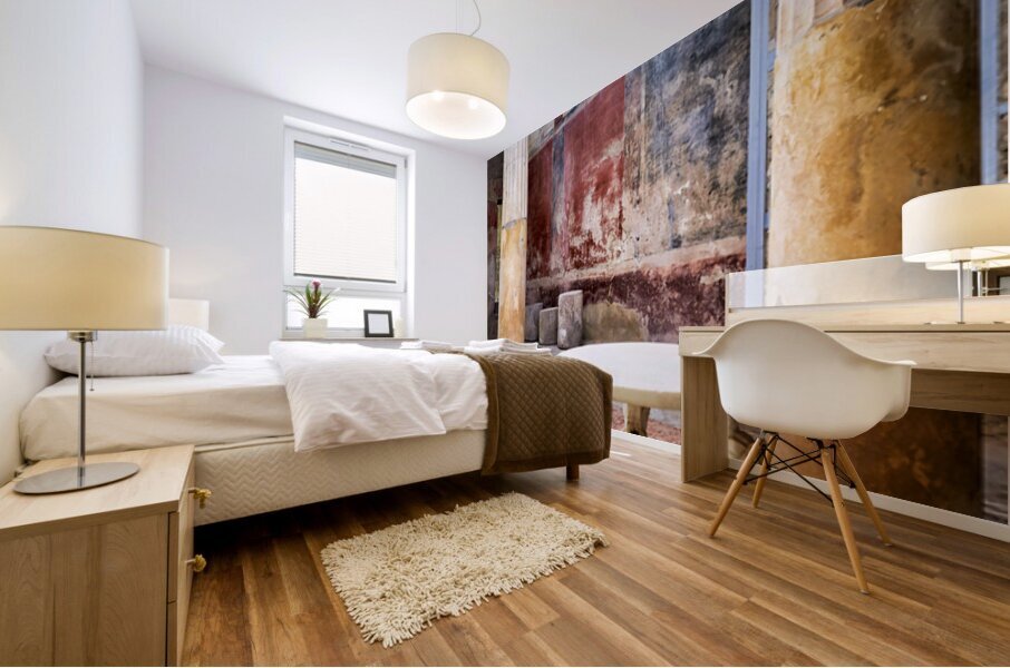 Explore ancient Roman life in Pompeii ruins of Naples Campania I Mural print