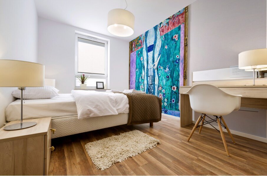 Adele Bloch Bauer II painting at Museum of Modern Art in Manhatt Mural print