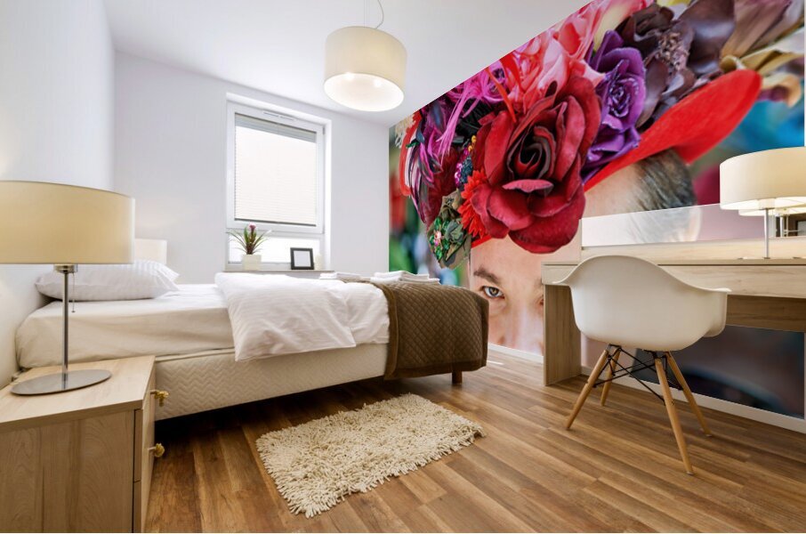 Festive celebration in Manhattan during Easter Sunday parade Mural print