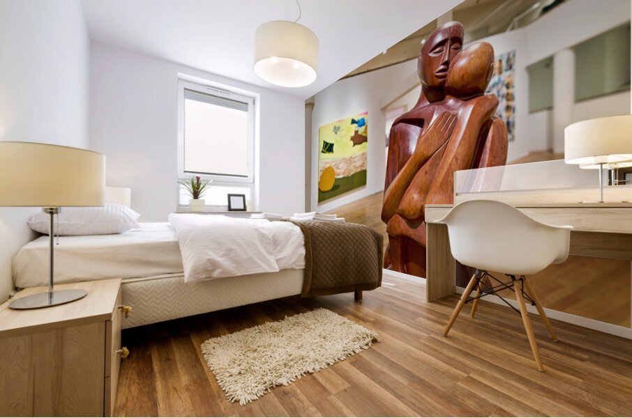 Art exhibit at Studio Museum in Harlem features sculptures Mural print