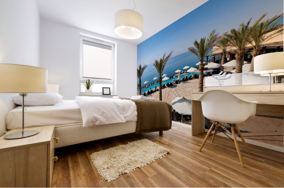 Visit Movenpick Resort at Dead Sea in Jordan for a day of relaxa Mural print