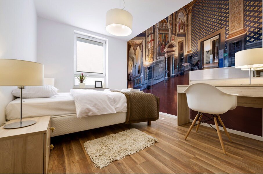 Museums in Palazzo Vecchio present art and history in Florence Mural print