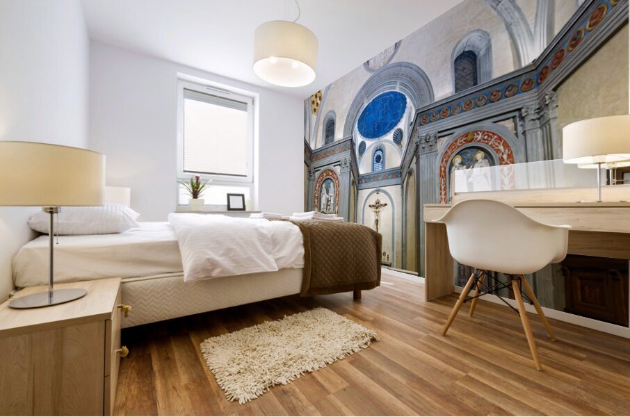 Visit to the basilica of san lorenzo in florence tuscany italy Mural print