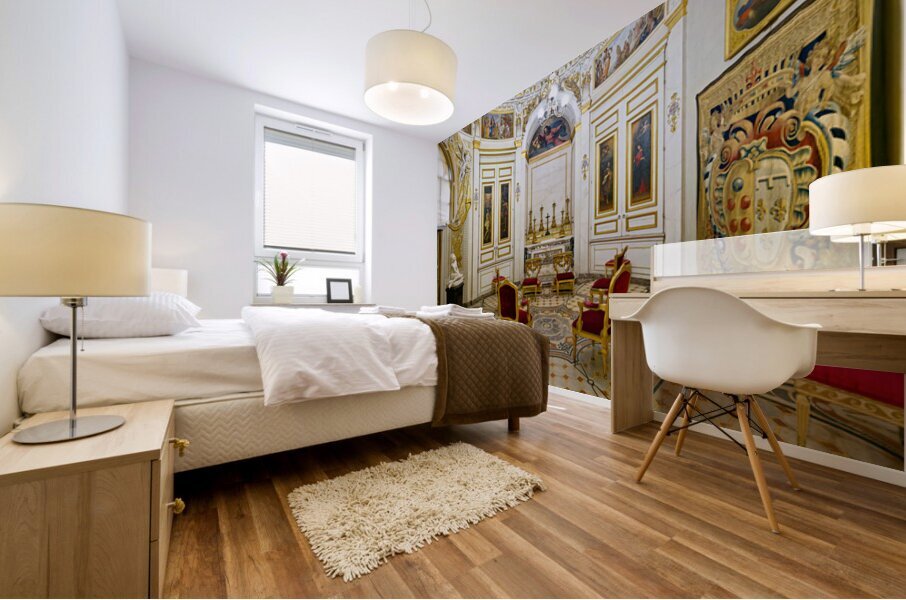 Exploring the palatine gallery in palazzo pitti florence tuscany Mural print