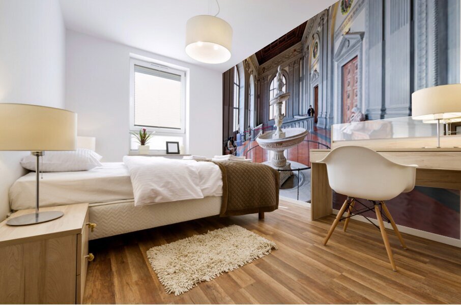 Visit to palazzo pitti palatine gallery in florence tuscany ital Mural print