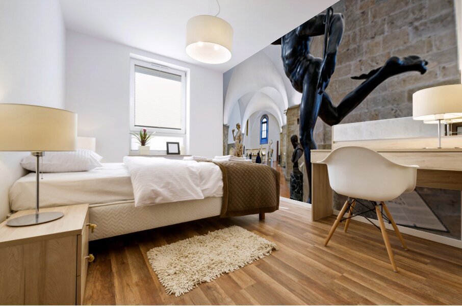 Sculptures at Museo Nazionale del Bargello in Florence Italy Impression murale