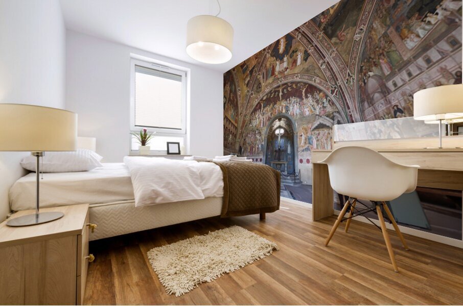 Santa Maria Novella Church in Florence reveals detailed frescoes Mural print